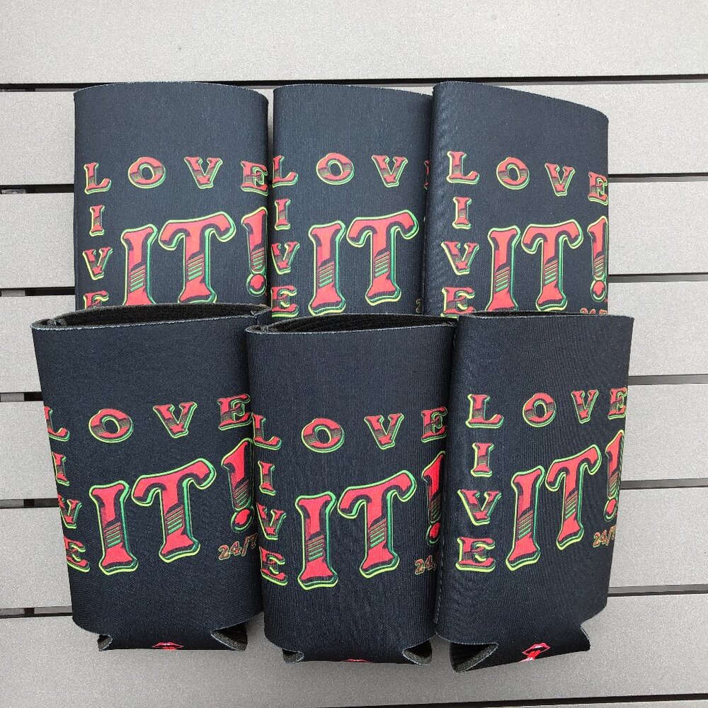 Love It Live It Tall Boy Koozies (For 19oz and 24oz beverages) Lot of 6